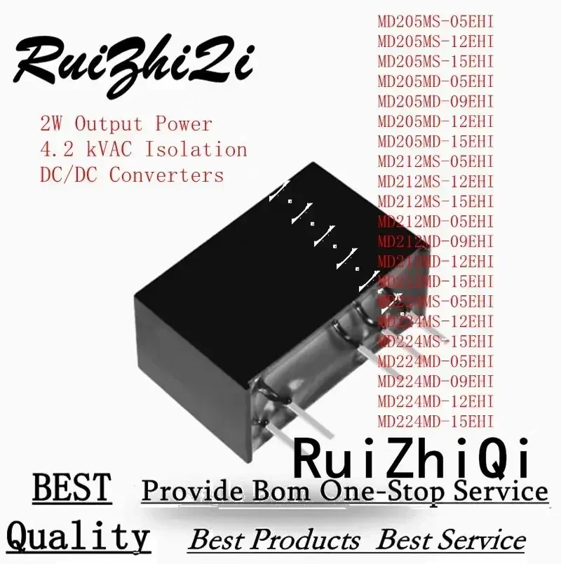 

10PCS/LOT MD212MS-05EHI MD212MS-12EHI MD212MS-15EHI MD212MD-05EHI MD212MD-09EHI MD212MD-12EHI MD212MD-15EHI 2W DC/DC CONVERTERS