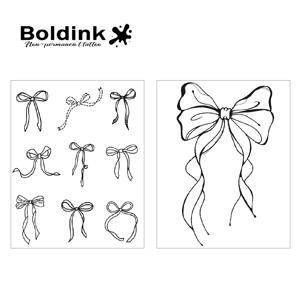 

Нежные наклейки-тату с бантом. Нежный травяной сок на растительной основе, безопасный. Полупостоянный, легчит за 2–3 недели!