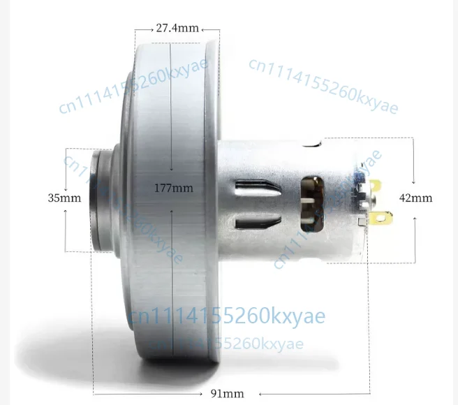 1PCS   755 vacuum cleaner motor dc18v power 220w voltage 18v