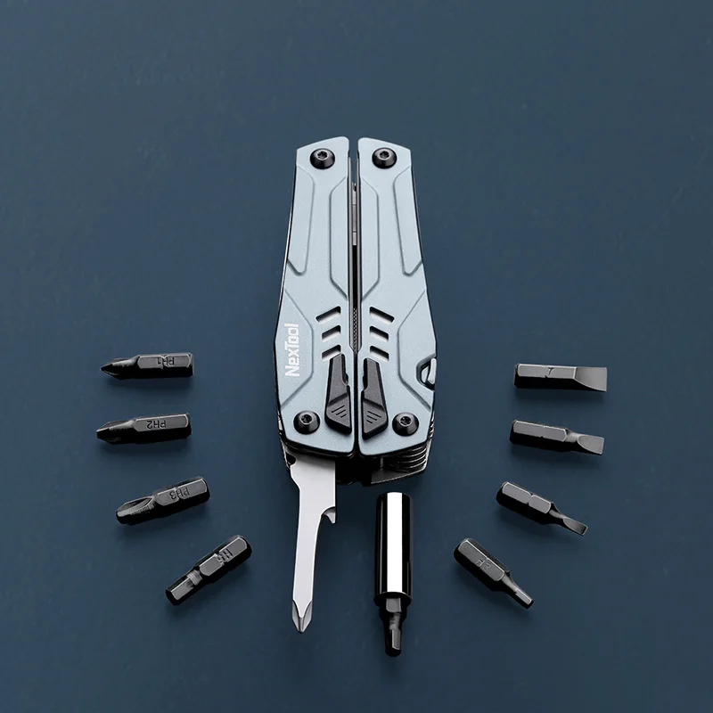 Imagem -06 - Nextool-sailor Pro Alicate Dobrável Multitool Tesoura Portátil Abridor Chave de Fenda Acampamento ao ar Livre Ferramentas Multifuncionais 14 em 1