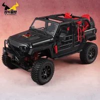 MN MODEL MN128 4x4 RC Crawler-Professional Climbing Buggy with LED Light Full Scale Remote Control Car for Great Birthday Gift