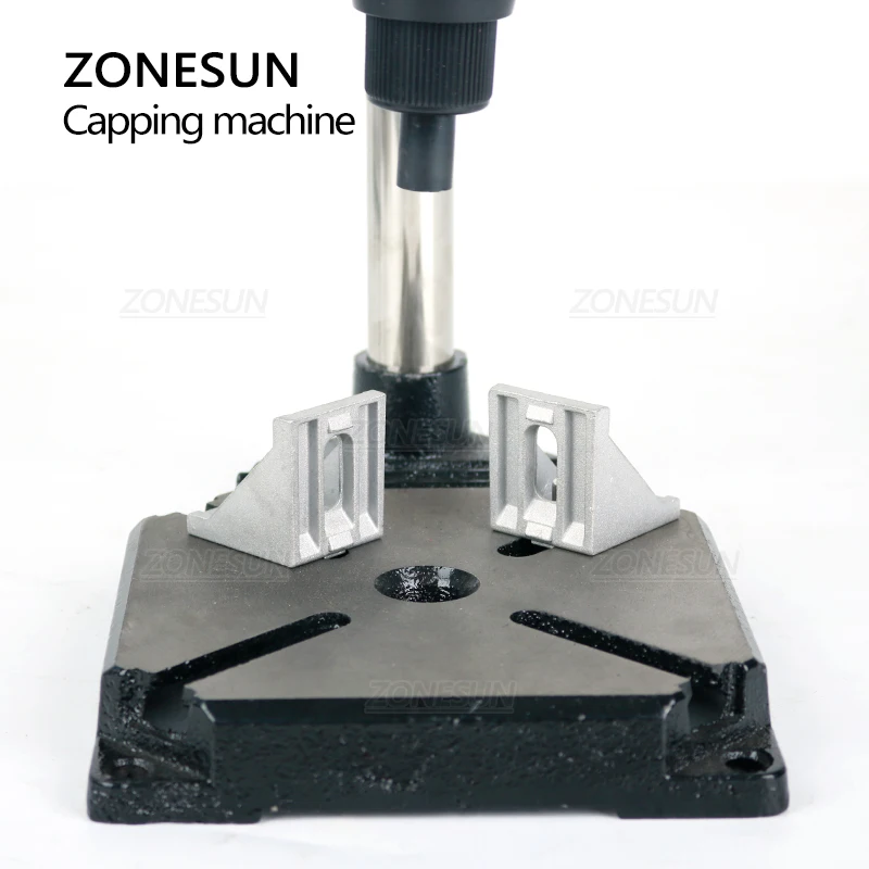 ZONESUN Tabletop Electric Bottle Capper Screw Cap Sealer Packing Tool for Plastic Thread Closure Lid Cosmetics Beverage ZS-XG80W