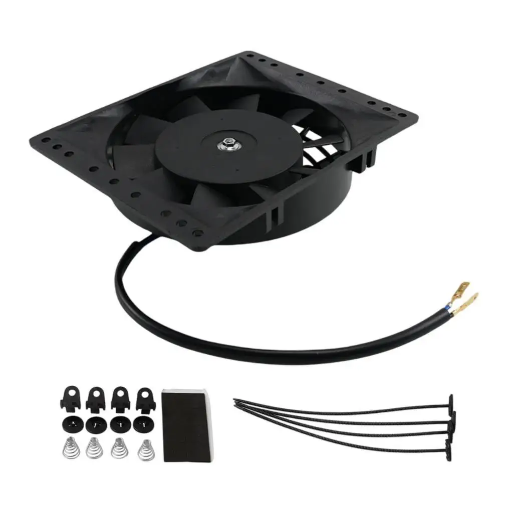 6 inch Electric Radiator Cooling Fan Easy to Use Low Noise Compact Electric Fan Car Accessories Direct Replacement for Auto