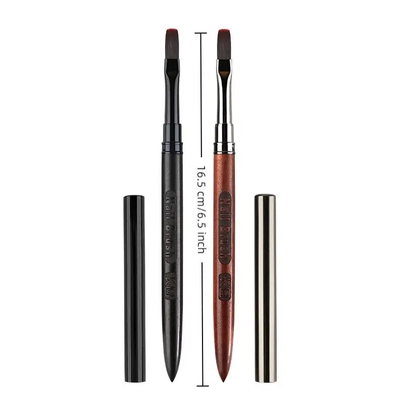 خشب الصندل التفاصيل مسمار الفن القلم تمديد فرشاة مسمار البناء القلم لوحات عالية الجودة القلم مسمار العلاج بالضوء القلم أدوات الأظافر