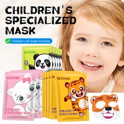 Animal Children's Sheet Mask (Pack of 5) Skincare Beauty Kids Spa Moisturize Face Masks For Birthday Party Gifts