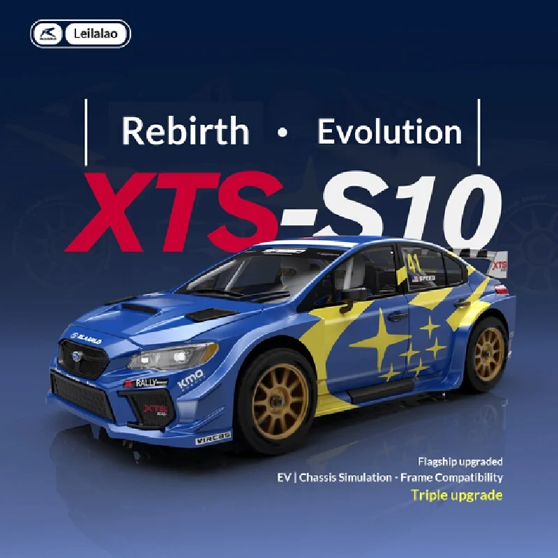 รถบังคับวิทยุ XTS S10 สเกล 1:10 มอเตอร์แบบไร้แปรงถ่าน ขับเคลื่อน 4 ล้อ พร้อมความสามารถในการขับขี่ทุกสภาพพื้นผิว รถบรรทุกแข่งความเร็วสูง