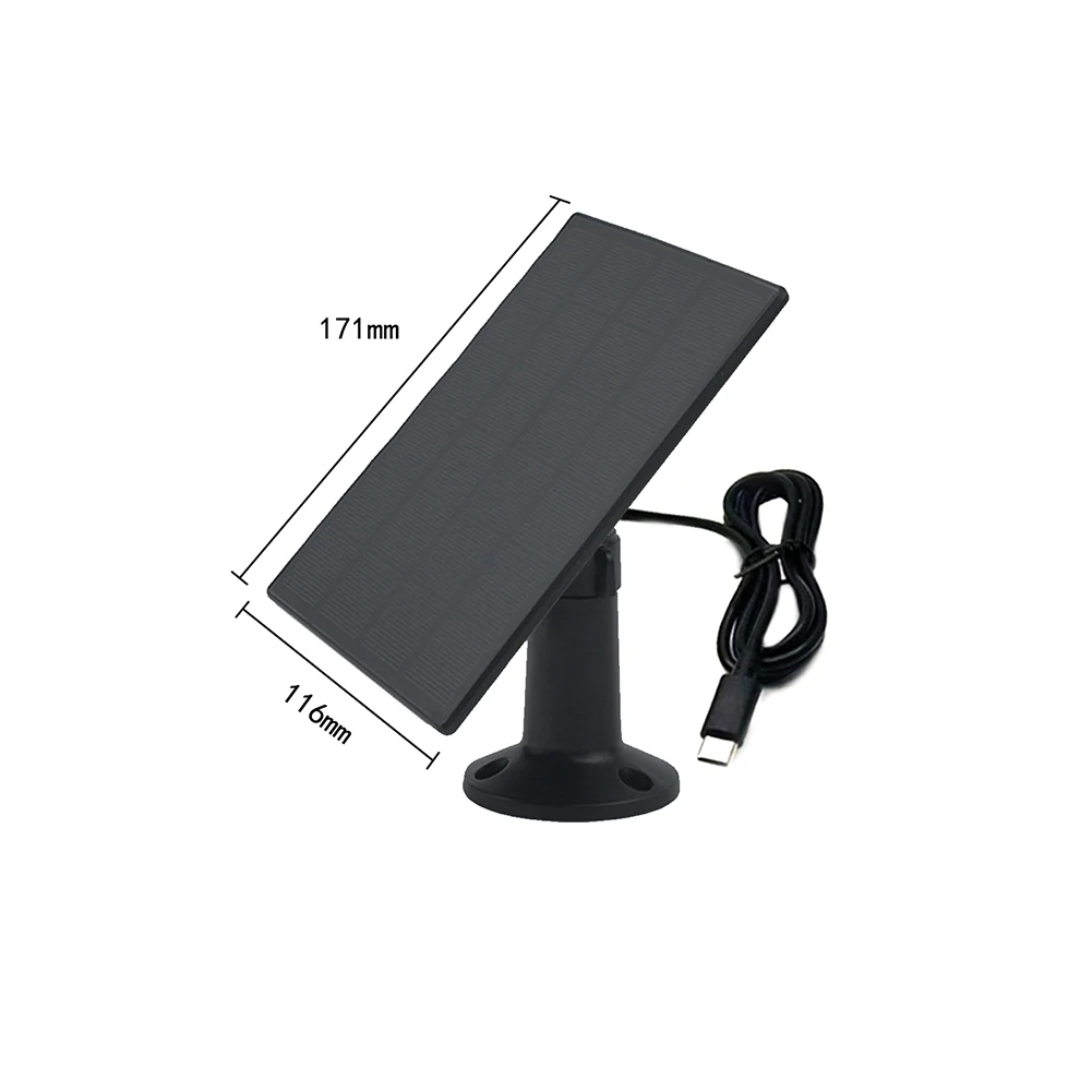 5W Solar Panel for Security Cameras Eco Friendly Renewable Energy Option for Home and Commercial Surveillance Systems