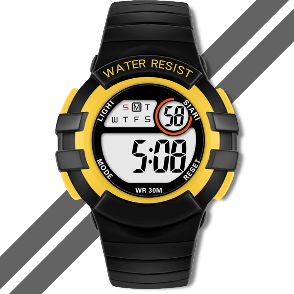 Kids Watch Waterproof 50M Luminous Digital Tpu Strap Adjustable For Children Boys Girls Night Light Wristwatch