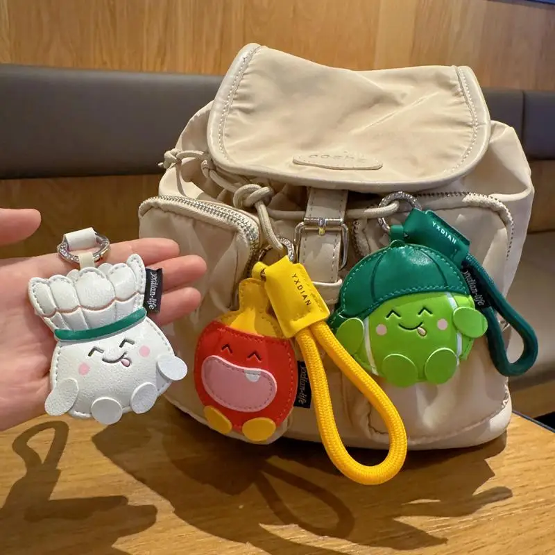 Mini PU Badminton Keychain Creative Simulation Badminton Key Gifts For Car Bag Pendant Sports Keyring Shuttlecock Key Chain
