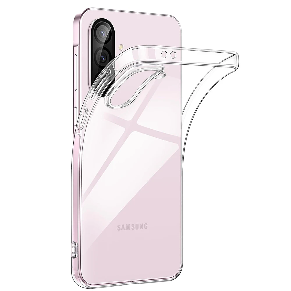 

Silicone Case For Samsung Galaxy A56 A36 A16 A06 A55 A35 A25 A15 A05s A54 A14 A34 A24 Ultra Thin Soft Back Cover Clear Shell