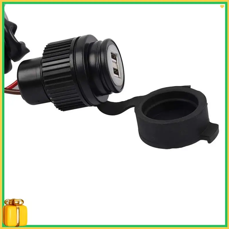 

Premium Motorcycle Accessories Dual USB Charger Outlet Interface Socket Power For Honda CRF300L CRF300 L CRF 300L 250L Rally