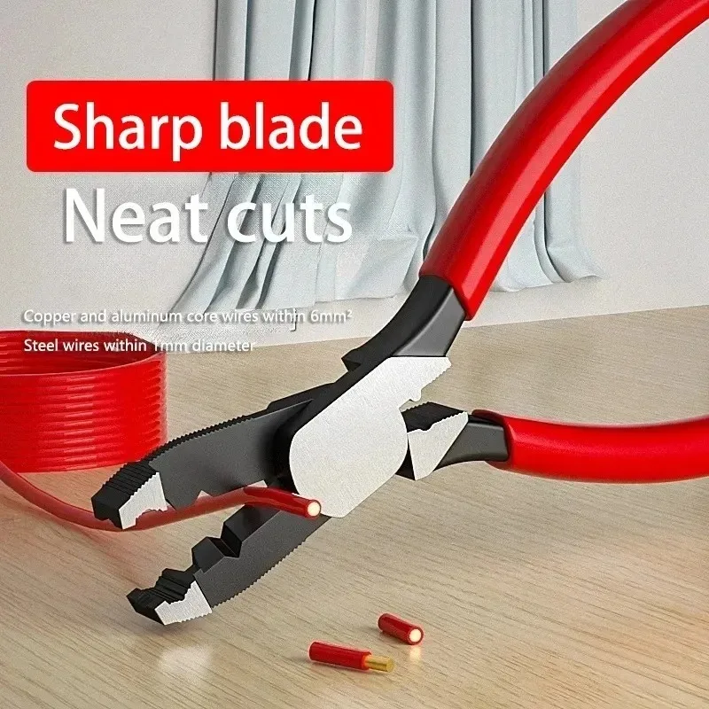 Multi-Functional Screw Pliers/Puller/Removal Clamp & Wire Cutter - Non-Slip Jaws for Quick Extraction of Damaged or Rusty Screws
