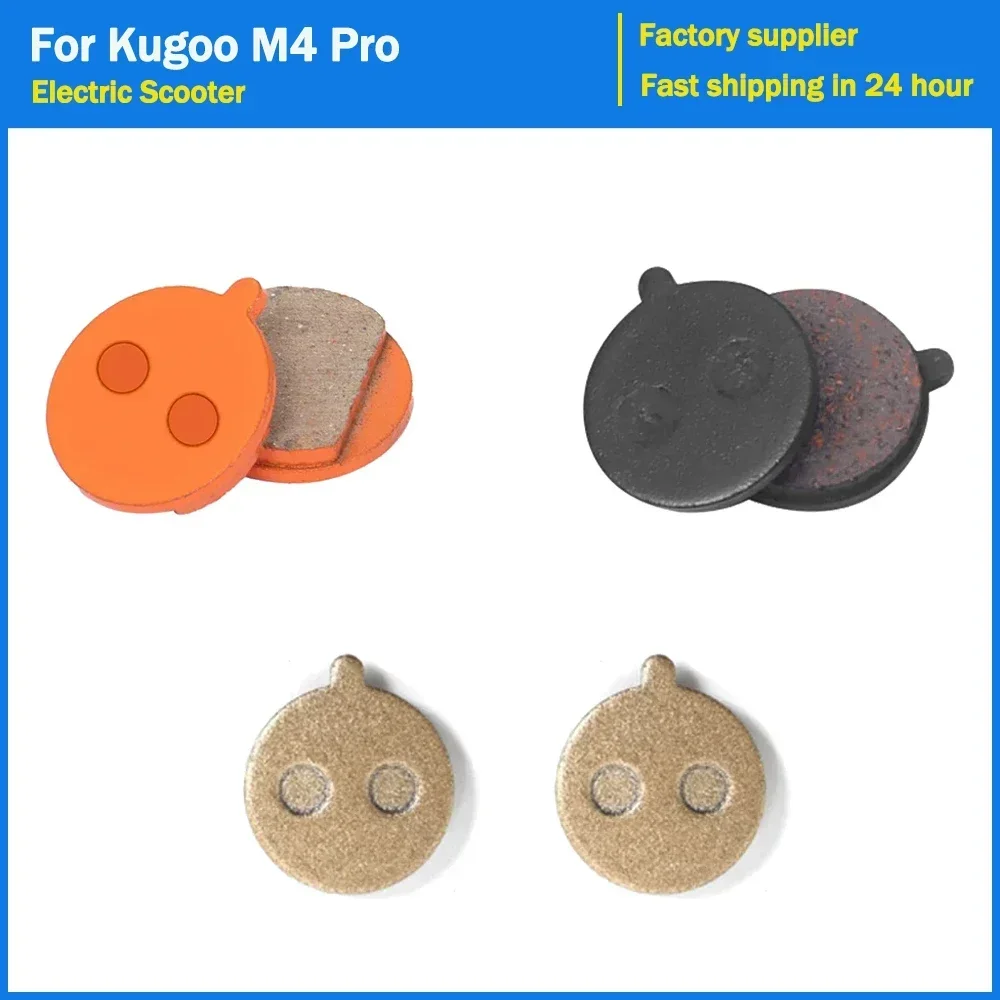 Pastillas de freno de cerámica para patinete eléctrico Kugoo M4 Pro KickScooter, pinza duradera plegable, accesorios de repuesto para frenado de disco