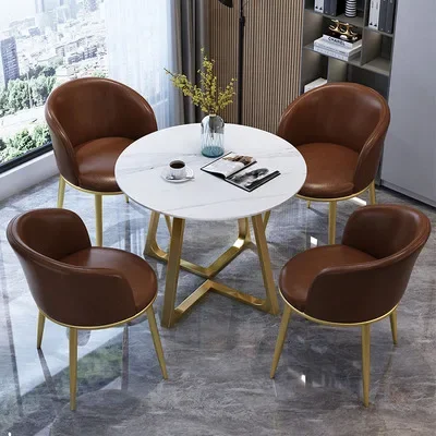 Slate negotiation table and chair combination, reception home leisure Jane