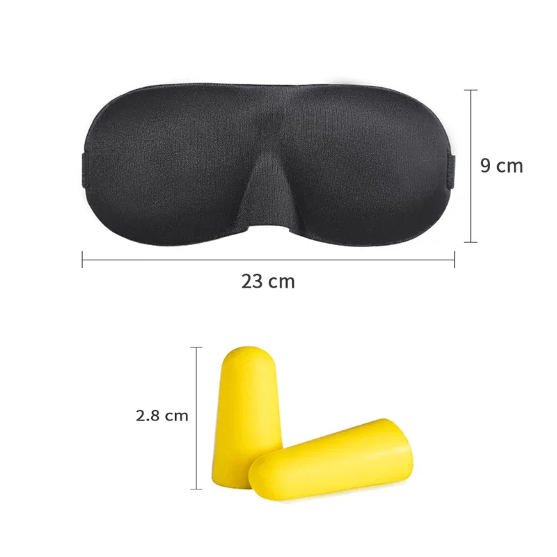 Eye Mask for Sleeping 3D Contoured Cup Blindfold Concave Molded Night Sleep Face Masks Block Out Light with Women Men Eyepatch view 5