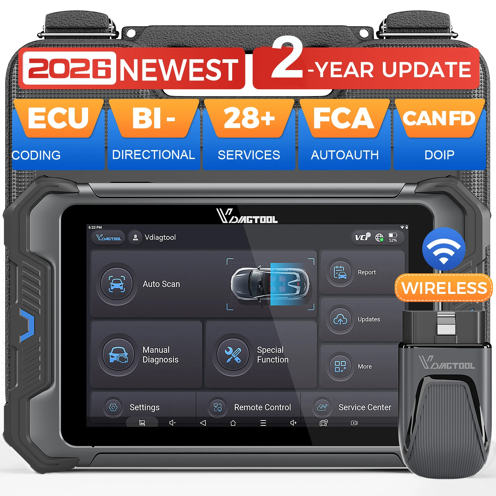 Vdiagtool VD80BT Li…