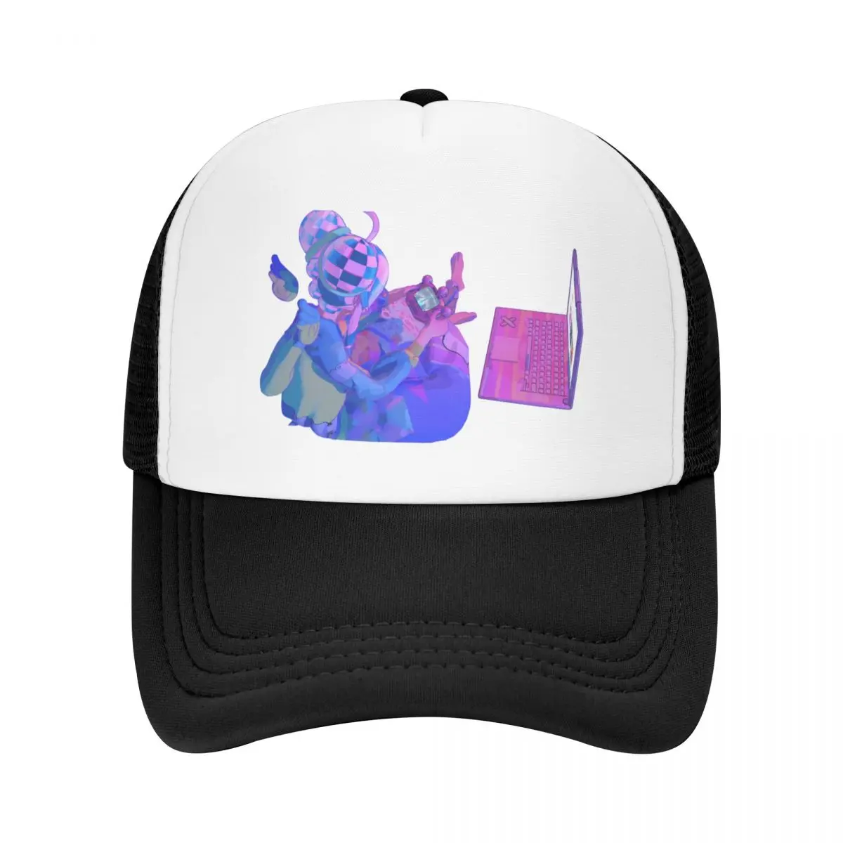 

Yameii Laptop Baseball Cap Golf Cap Custom Cap men's big size hat Streetwear Boy Child Women's