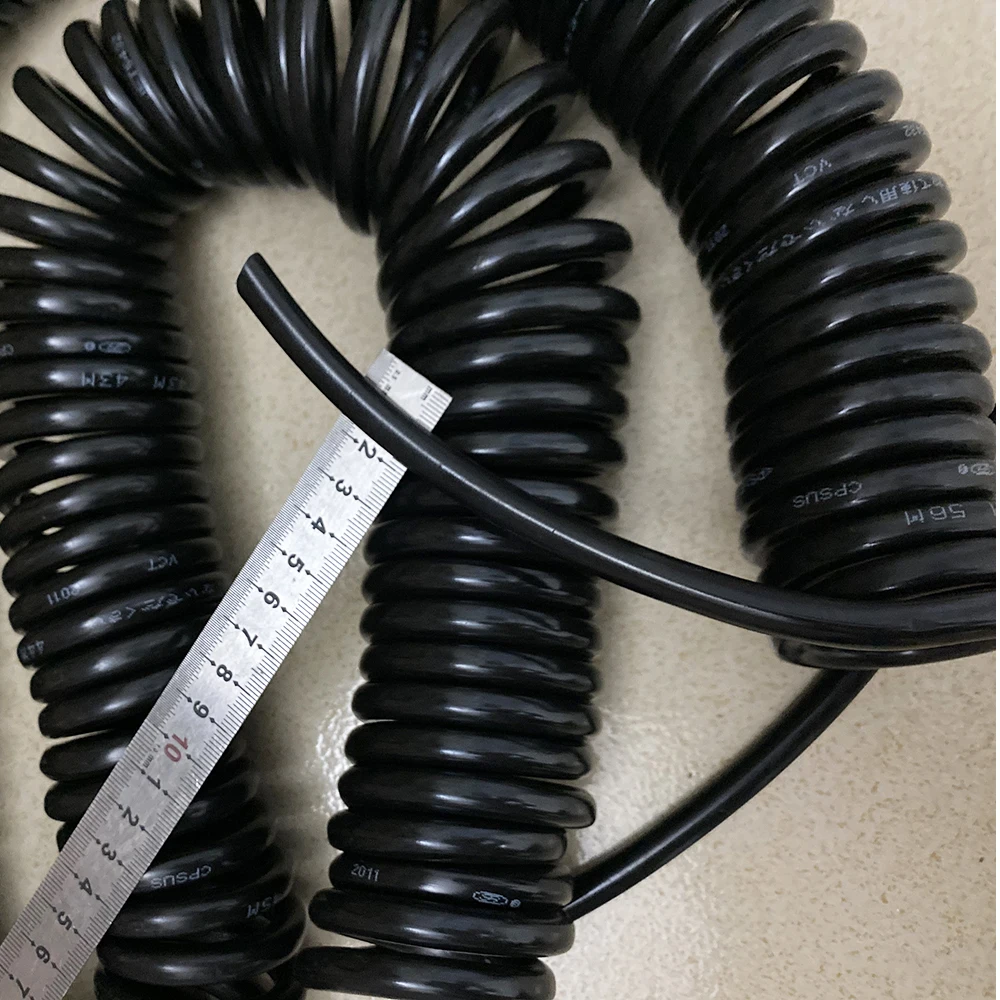 

Tensile Wires Thick Spiral Cable for Electromagnetic Chuck Crane Spiral Wire 4 Core 2.5 Square Stretch 1m to10m