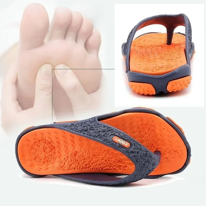 Chanclas informales para hombre, zapatillas de interior y exterior, moda de verano, novedad