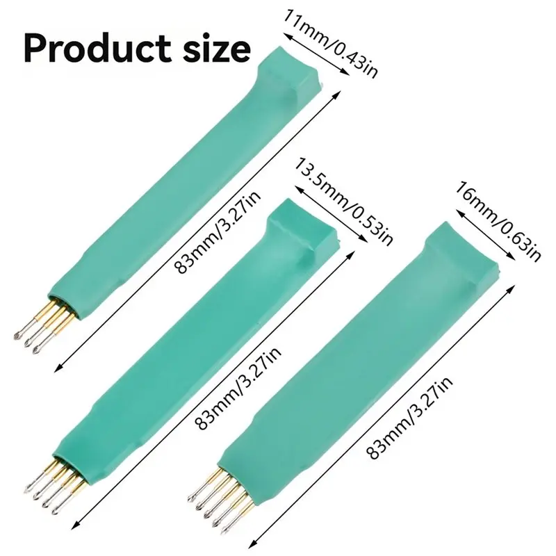 For STC STM32 STM8 Compatible 3P 4P 5P Spring Needle Probe 2.54Mm Spacing Chip Burning Write Read Tester Industrial Repair Tool