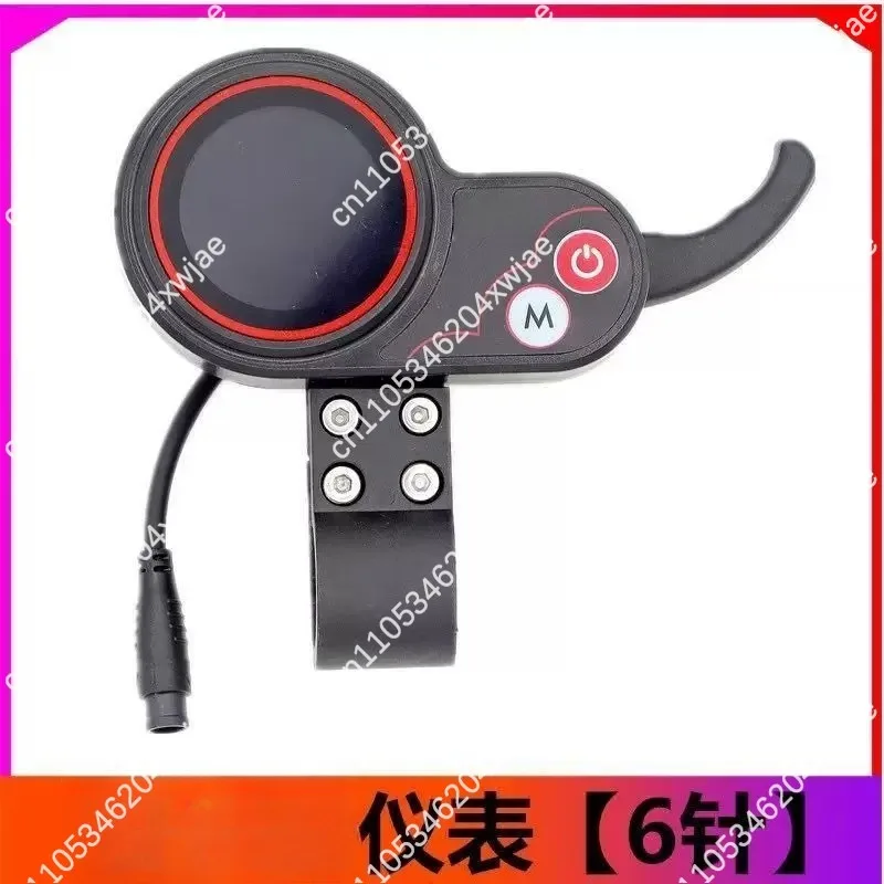 Electric Scooter Dashboard36V 48V Display Screen Controller Remote Throttle Handle Accelerator Assembly Scooter Repair Accessory
