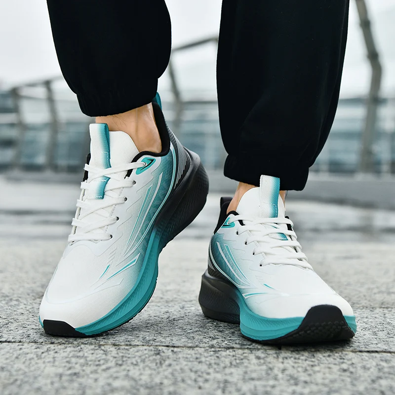 2025 printemps/été nouveau Style chaussures de Sport, chaussures de Sport décontractées en maille, chaussures de course de grande taille, chaussures décontractées à la mode