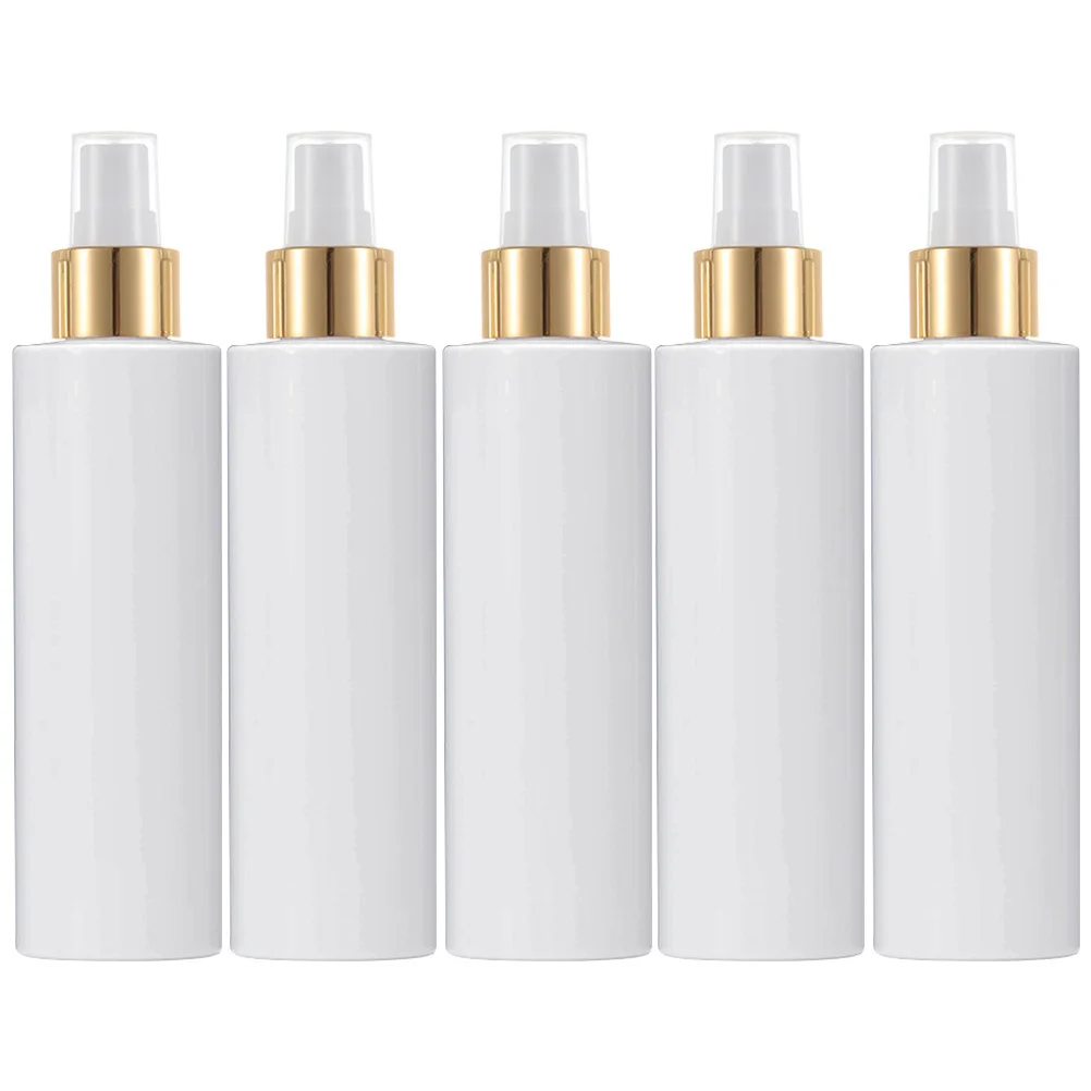 5pcs Pet Empty Spray Bottle Fine Mist Leakproof Reusable Travel Bottles For Cosmetics Essential Oils Perfume Lotion Detergent
