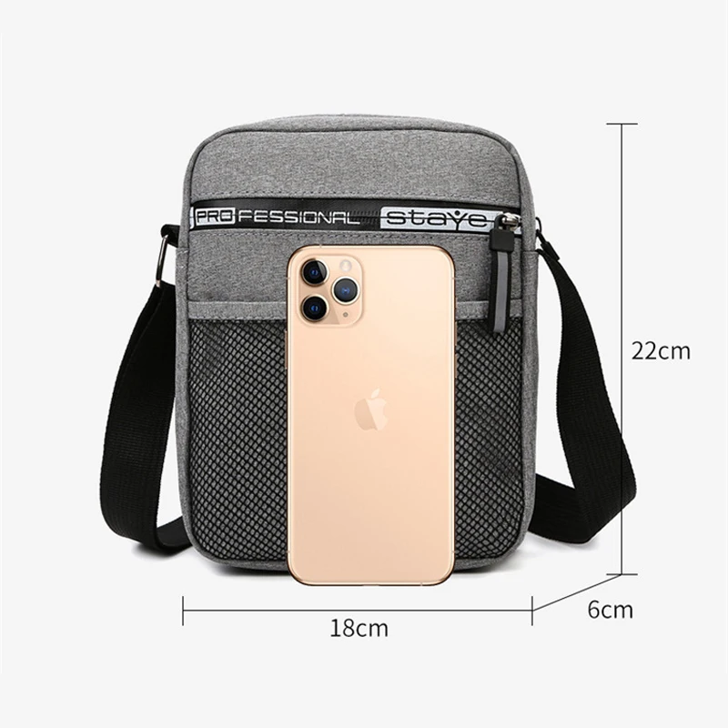 2023 Men\'s Messenger Bag Crossbody Shoulder Bags Fashion Canvas Casual Handbags Small Sling Pack for Work Business Satchel Purse