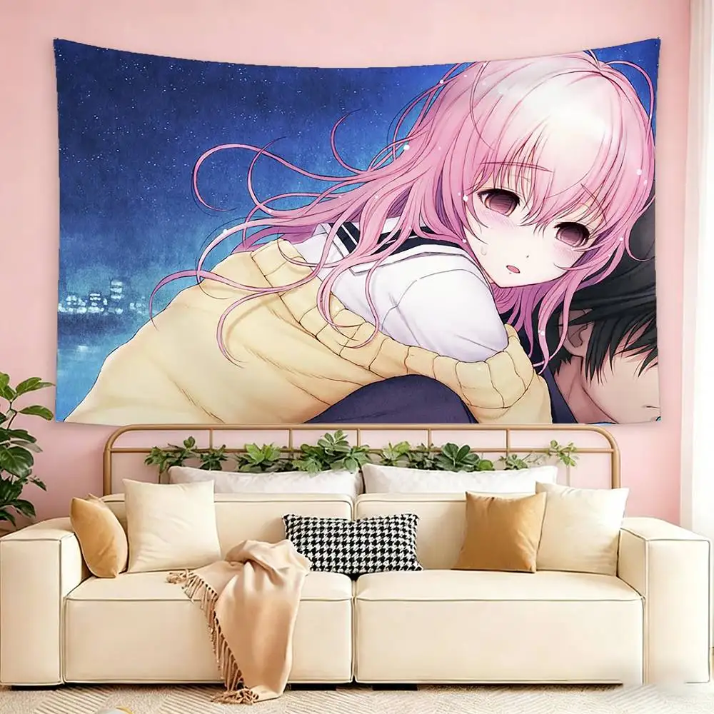 Aoi Mukou You And Me And Her  Flags Suitable For Party Club Outdoor Interior Wall Decoration Banner Fans Gift