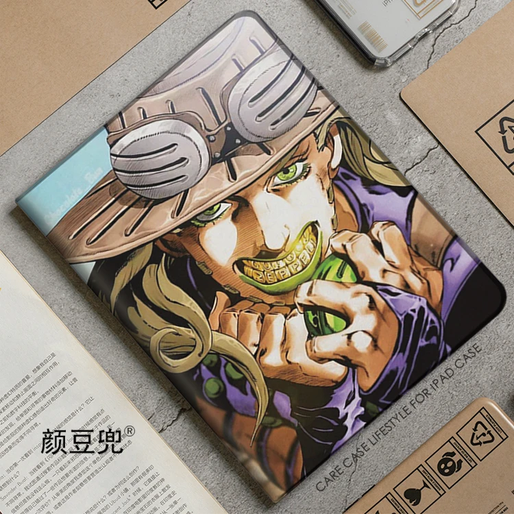 STEEL BALL RUN Anime Julius Caesar Zeppeli For iPad Air 4 5 10.9 Mini 5 6 Case Luxury Silicone For Pro 12.9 11 iPad 10th Case