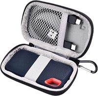 Case Compatible with SanDisk 1TB 2TB 500GB/for SanDisk PRO Extreme Portable SSD, External Solid State Hard Drive Storage Holder