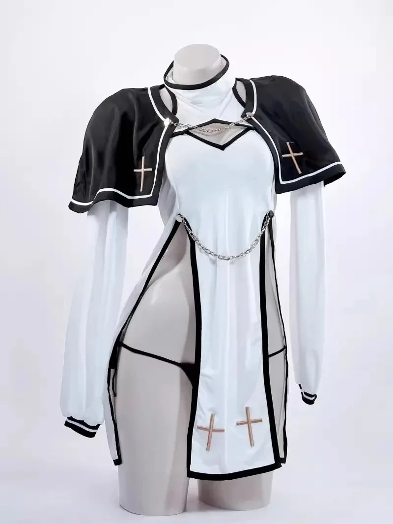 Original Design Purgatory Priest Cosplay Costume Nun Cosplay Dress Sexy Costumes For Women Girls Halloween Christmas Party