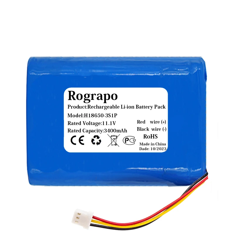 Nowy Robot 11.1V 3400mAh 12 j001609 do Moneual Everybot RS500 RS700 Edge Robotic