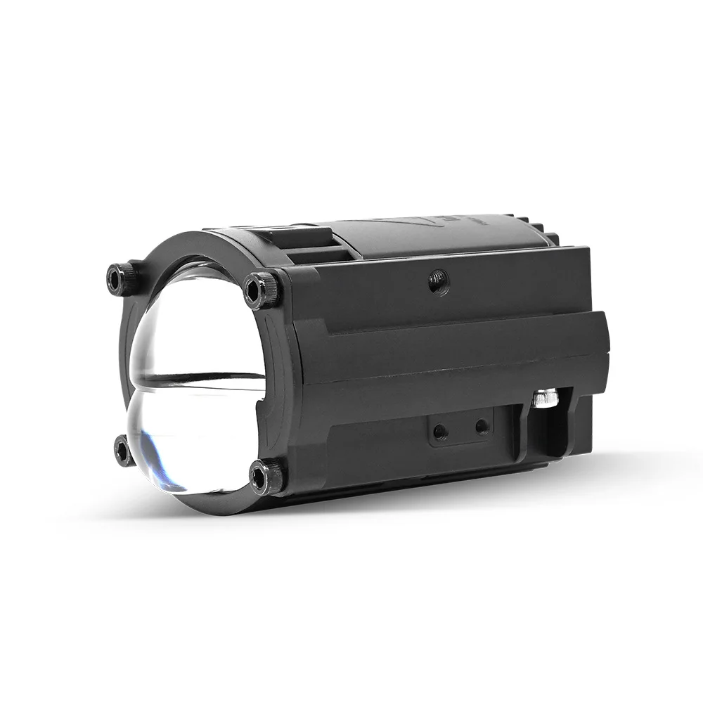 1.8 بوصة 100 واط مصفوفة ثنائية LED دراجة نارية المصباح مقاوم للماء مدفع صغير الأضواء 12-80 فولت اختراق اكسسوارات السيارات