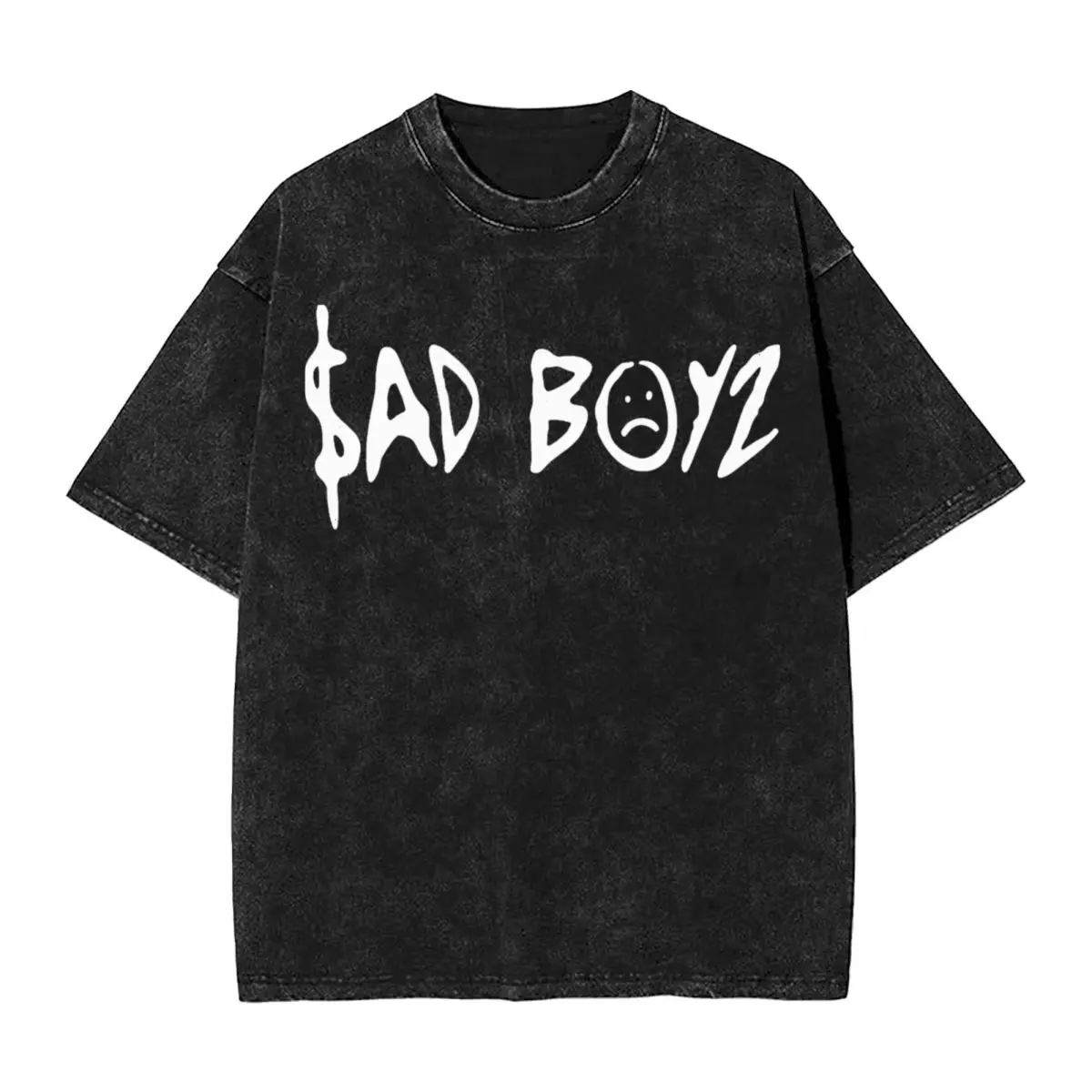 Washed T Shirts Rancho Humilde Sad Boyz Hip Hop Cool T-Shirts Harajuku Streetwear Cotton Summer Tops Tees for Men Women