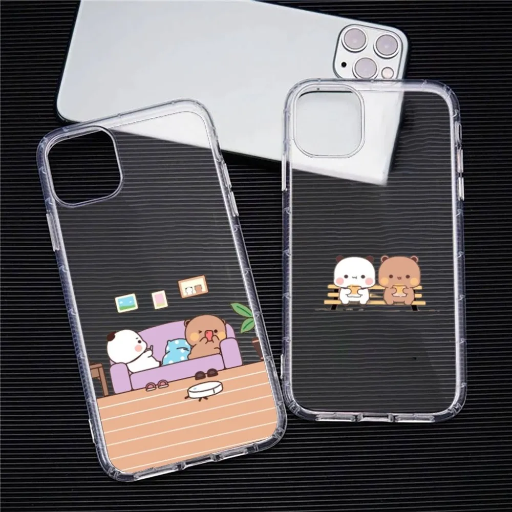 BuBu DuDu Phone Case For Iphone 15 11 13 14 Pro Max 7 8 Plus X Xr Xs Max Se2020 12mini Transparent Cover