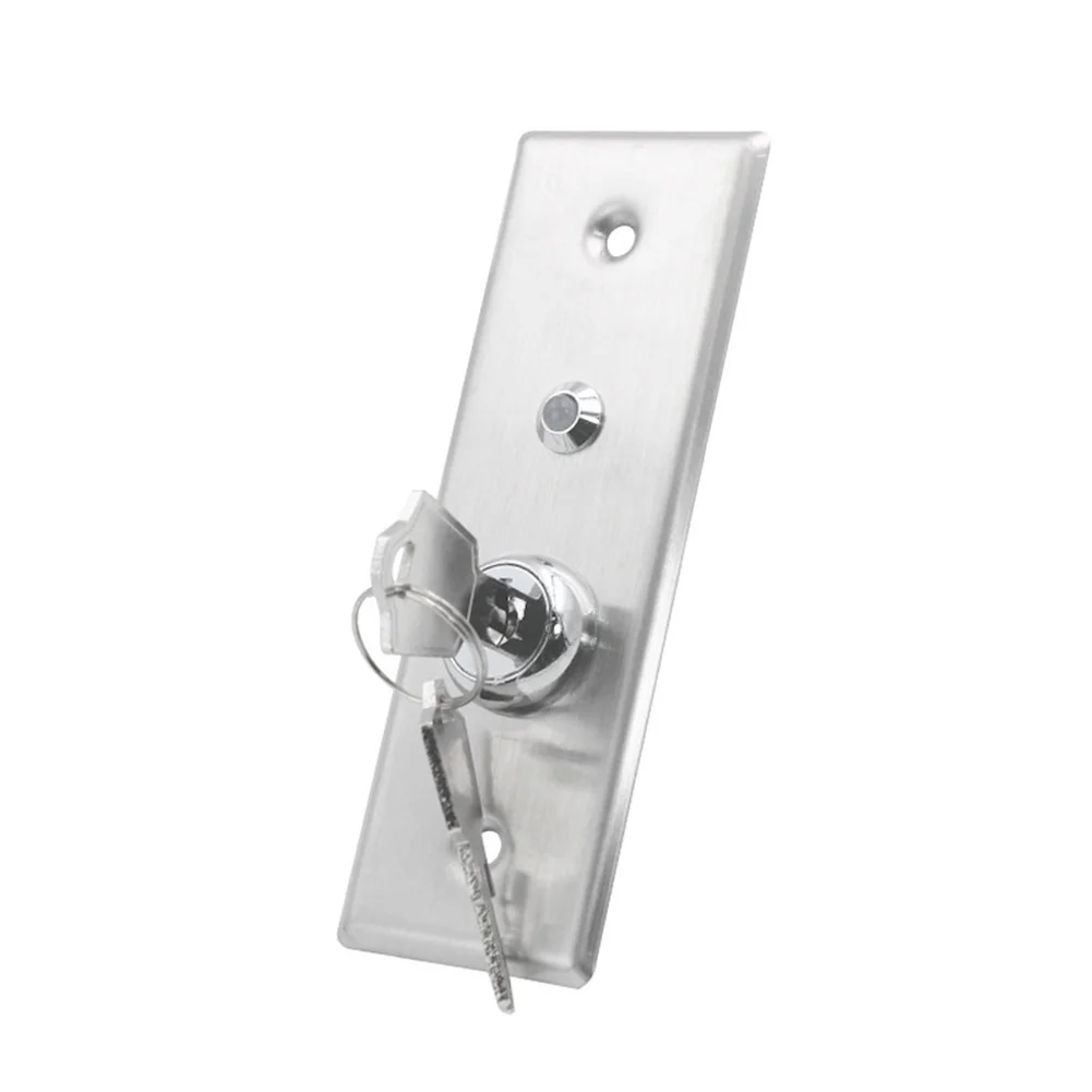 Electronic Door Release Stainless Steel Key Switch Wear Resistant Material Compact Installation Design Secure Key Mechanism