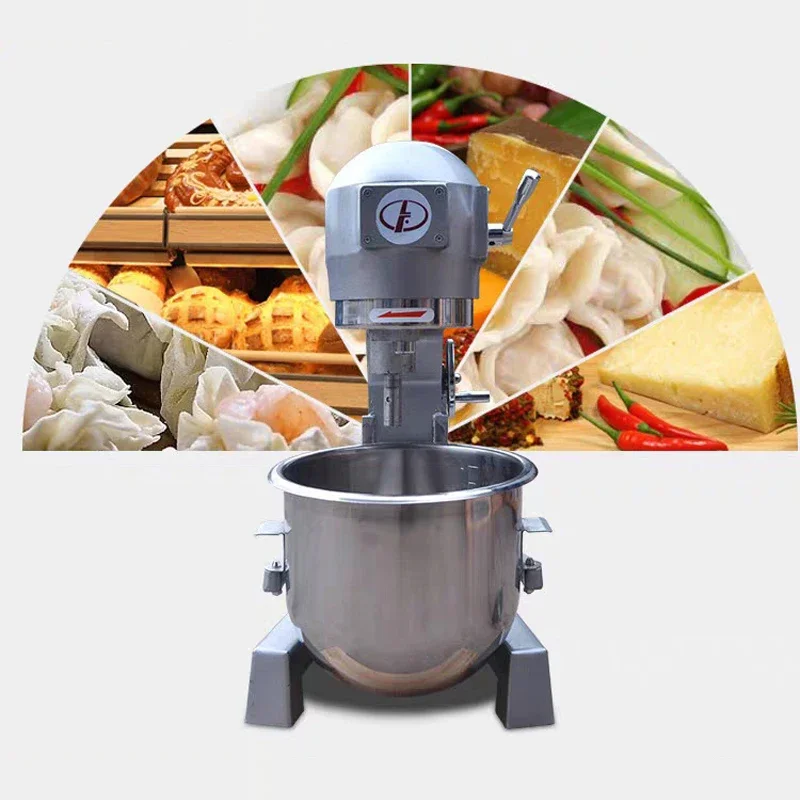 

2025 Commercial Bread Egg Food Blender Stainless Steel Kneading Machine Househol Dough Mixer Machine