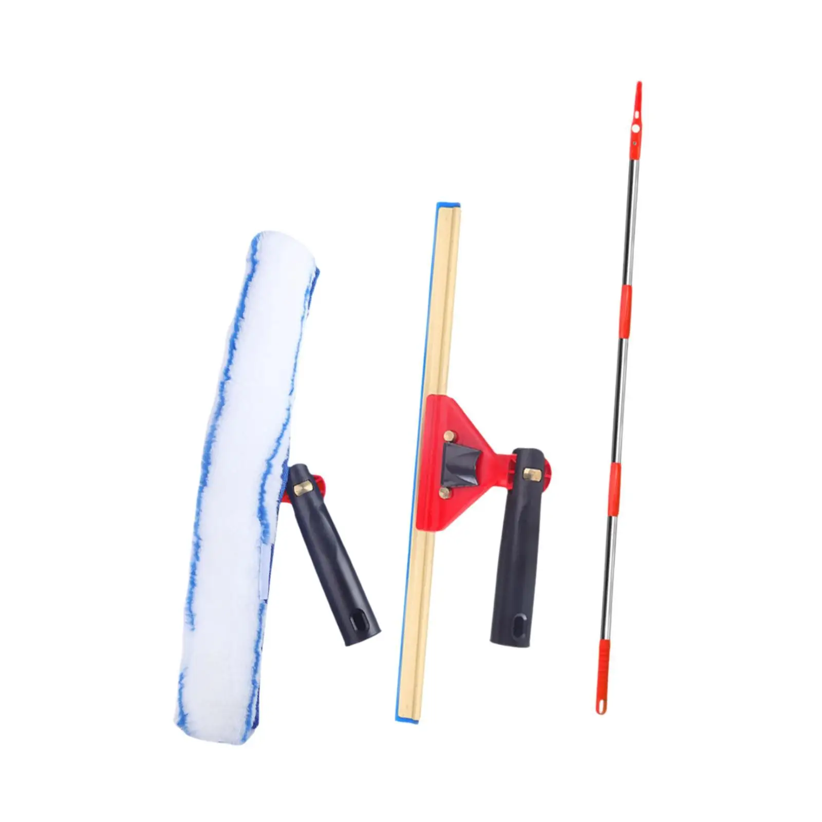3 Pieces Glass Cleaning Scrape Tool Set,Glass Cleaner Tool,Household Extendable