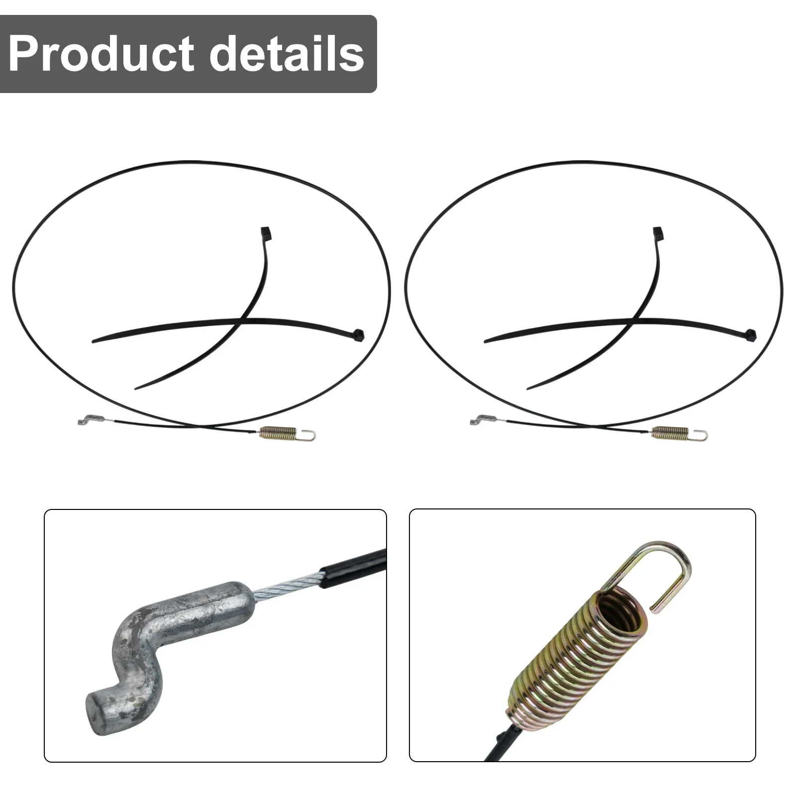 For Snow Blower For Auger Clutch Cable 94604230B High Durability and Reliable Performance Under Harsh Conditions