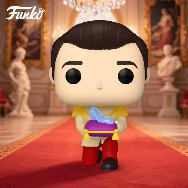 FUNKO POP Disney Classic Cinderella Prince Charming Glass Slipper Vinyl Figure Collectible Desktop Ornament Gift for Movie Fans - view 2