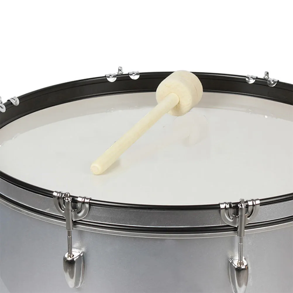 ไม้ตีกลองไม้พร้อมปลายผ้าสักหลาดสำหรับกลองสแนร์ อะไหล่เครื่องดนตรีประเภทเพอร์คัชชัน ของขวัญสำหรับนักดนตรี