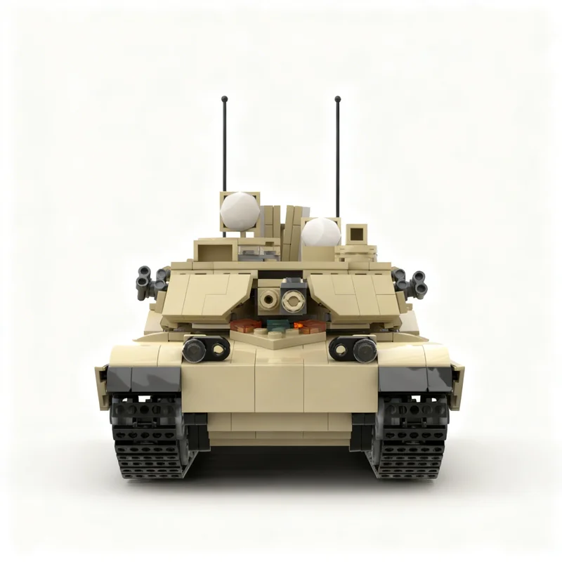 3239pcs MOC Creator M1A2 Abrams V2 Model Building Blocks 3D Brick Creative Education Collection Birthday Idea Display Assemble