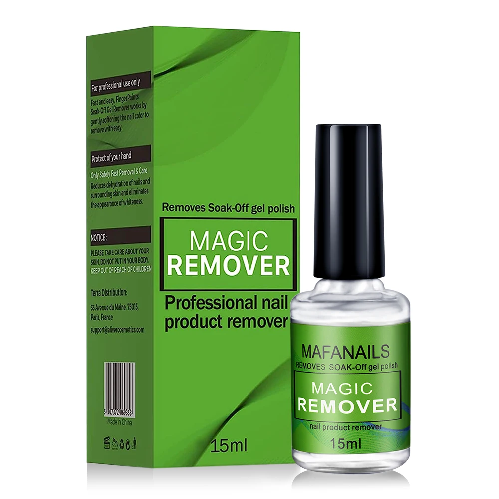 15 ml/ขวดเล็บเจล Remover Polish Soak-Off 3 นาทีได้อย่างรวดเร็วและง่ายดายลบเจล 0.5fl.Oz Professional ไม่ระคายเคือง