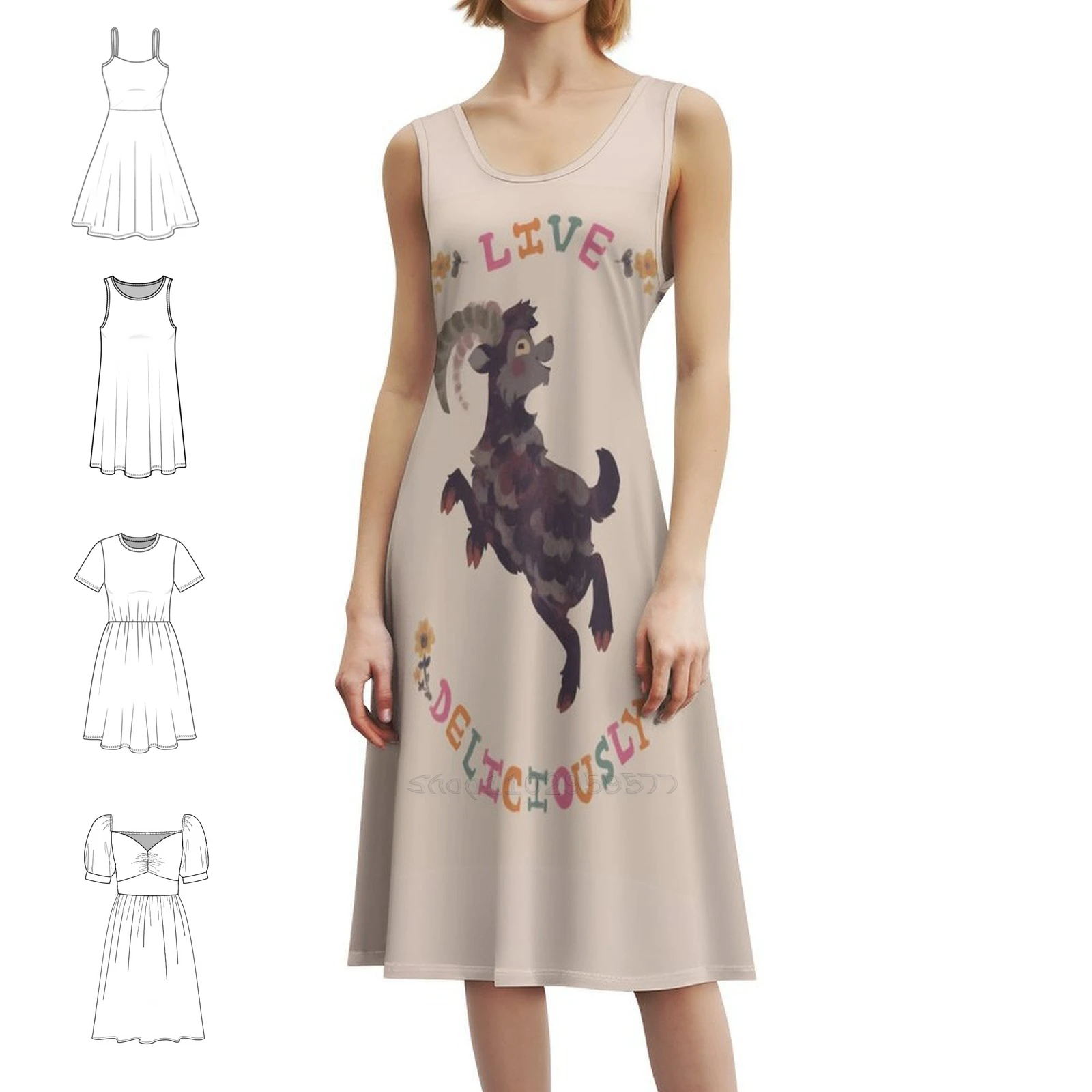 عش لذيذ 2 فستان حفلات نسائي ملابس الشارع الشهير ملابس نادي مطبوعة عصرية للإناث الساحرة السوداء فيليب الرعب الساحرات #1