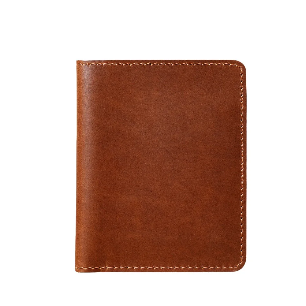 

Men's Card Holder Wallet Genuine Leather Minimalist Small Thin Purse Slim Mini Credit Card Bank ID Card Holder Wallet