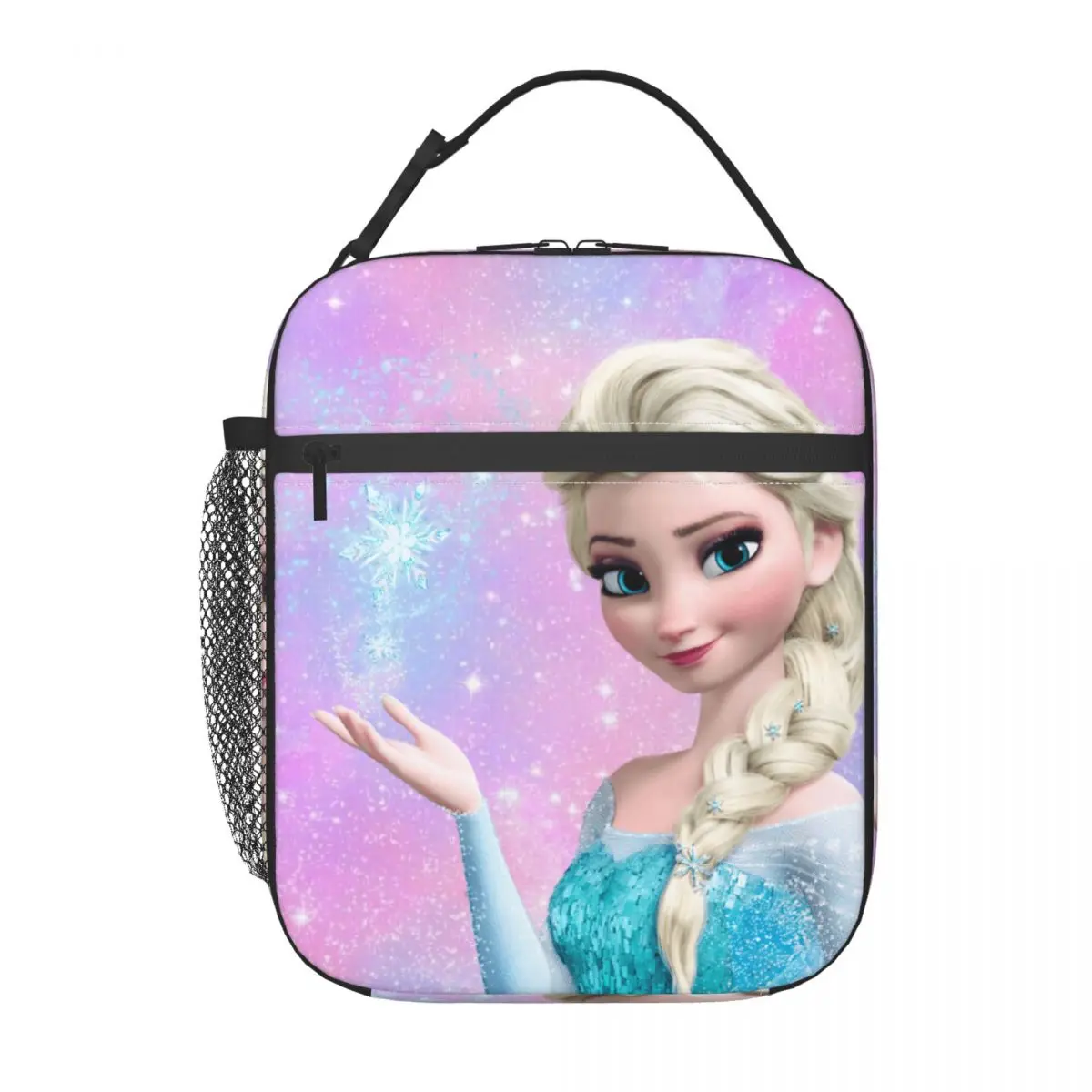 Custom Cartoon Frozen Princess Thermal Insulated Lunch Bag Resuable Bento Box for Work School Travel Storage Food Tote Bags