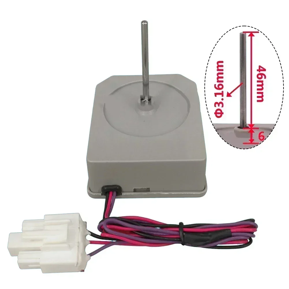 1pc Replacement Fridge Freezer Evaporator Fan Motor For Kenwood KSBSW17 KSBSB15 Applicable To OMA Refrigerator Fan Motor Major
