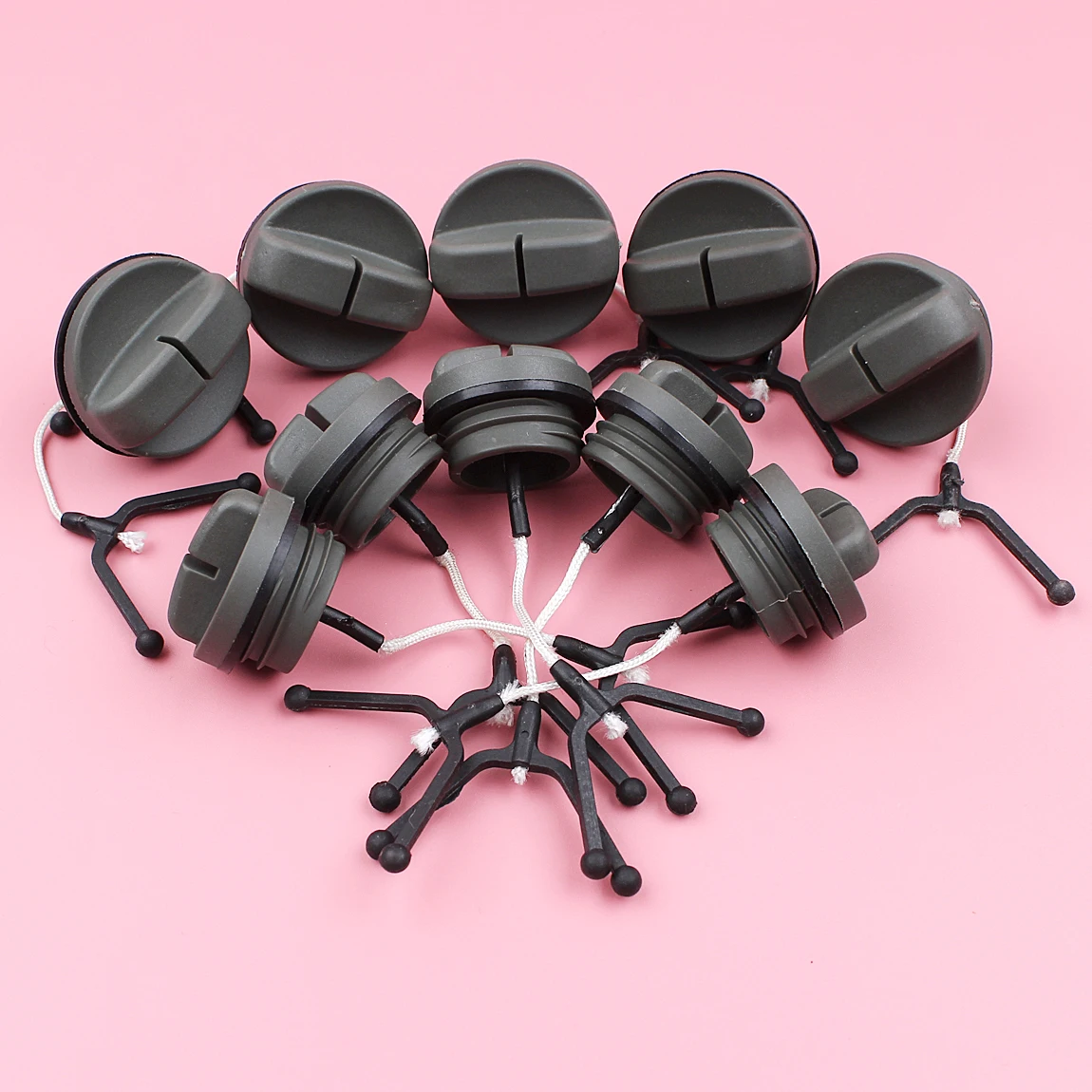 Fuel Cap Oil Cap Set For Poulan Pro PP415 PP425 PP475 PP505 Replace Part No.501626602 , 503431402 Chainsaw Spare Parts