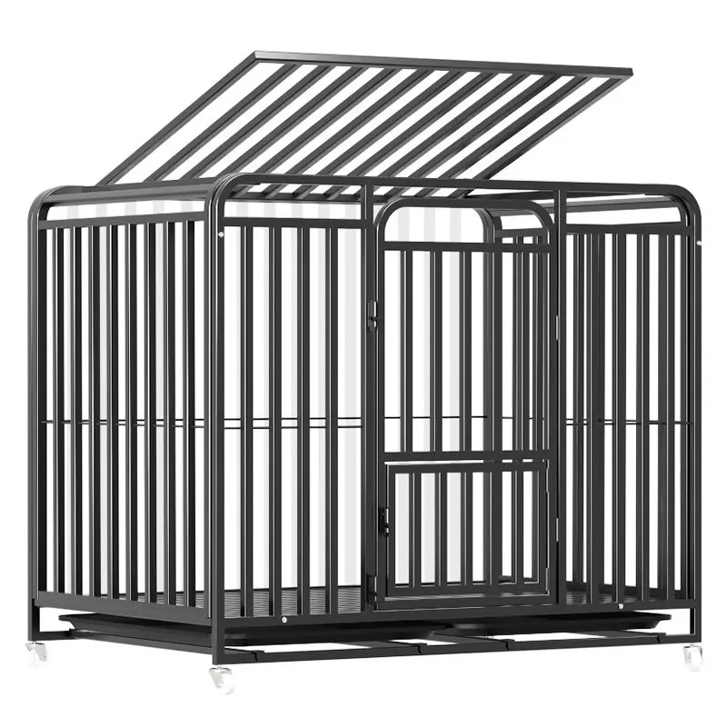 Dog cage Large Golden Retriever Labrador dog cage with toilet Indoor dog cage for medium sized dogs Kennel